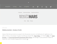 Tablet Screenshot of benoitmars.com